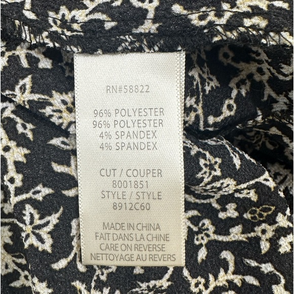 Max Studio || Women's Crepe Ruffle Sleeve Wrap Short Dress Sz - Picture 5 of 6